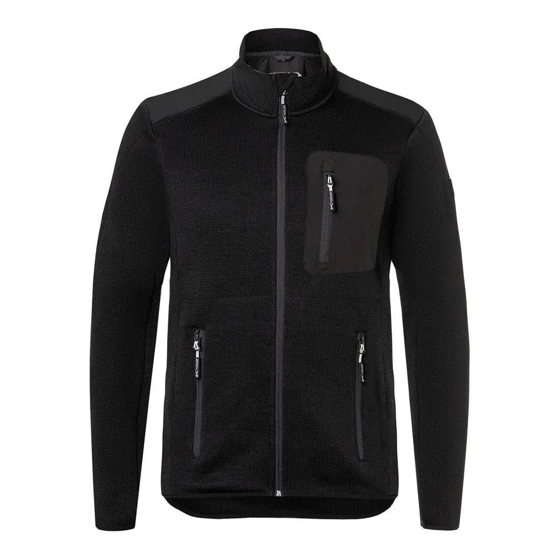 B-Ware Kübler Strickjacke Jacke Form 1443 Schwarz Workwear Freizeit Polyester Größe M