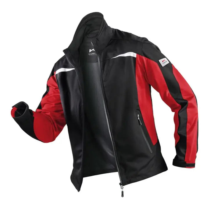 B-Ware Kübler Jacke Wetterschutzjacke Weather Jacke 1141 Schwarz Mittelrot M