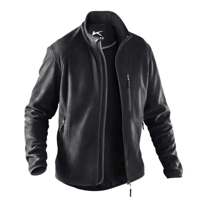 B-Ware Kübler Jacke Arbeitsjacke Wetterschutzjacke Schwarz Größe L Polyester Fleece