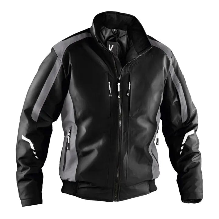 B-Ware Kübler Jacke Wetter Dress Arbeitsjacke 1367 Schwarz Anthrazit Größe L Polyester