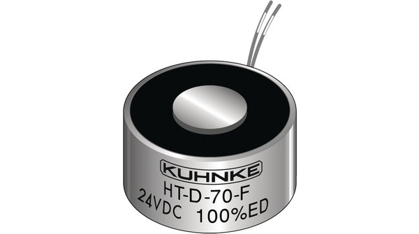 B-Ware Kuhnke Haftmagnet Elektromagnet Magnet Zylinder 400 N 40mm 24 Vdc 100 Prozent
