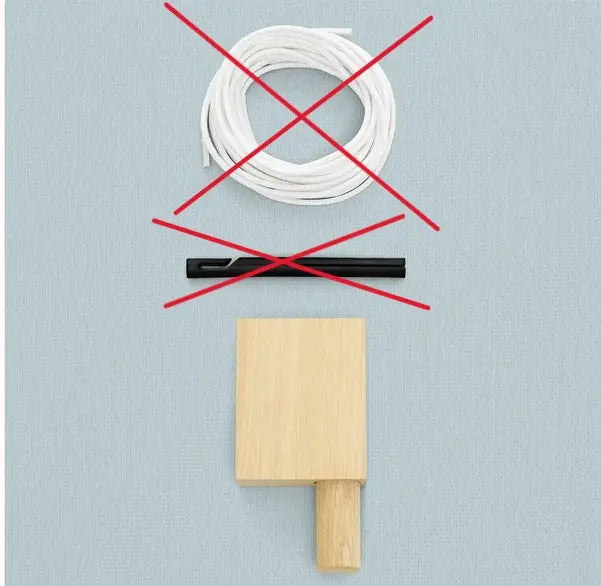 B-Ware Kvadrat Aufhängevorrichtung Vorhangsystem Curtain Eiche 100 Holz Siehe Text/Foto