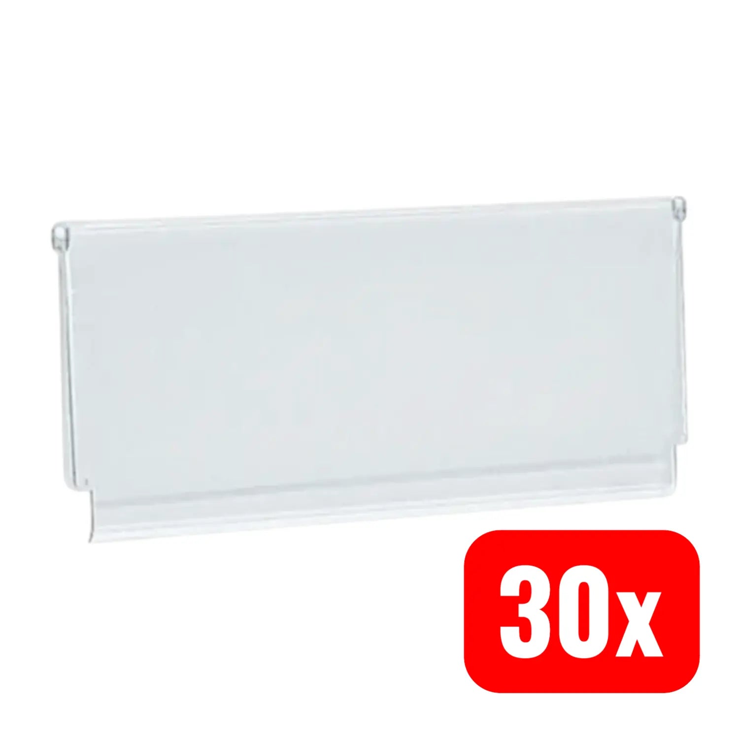 B-Ware La Ka Pe Regaleinsatz Trennwand Einsatz Regalkasten B152mm Transparent 30 Stück