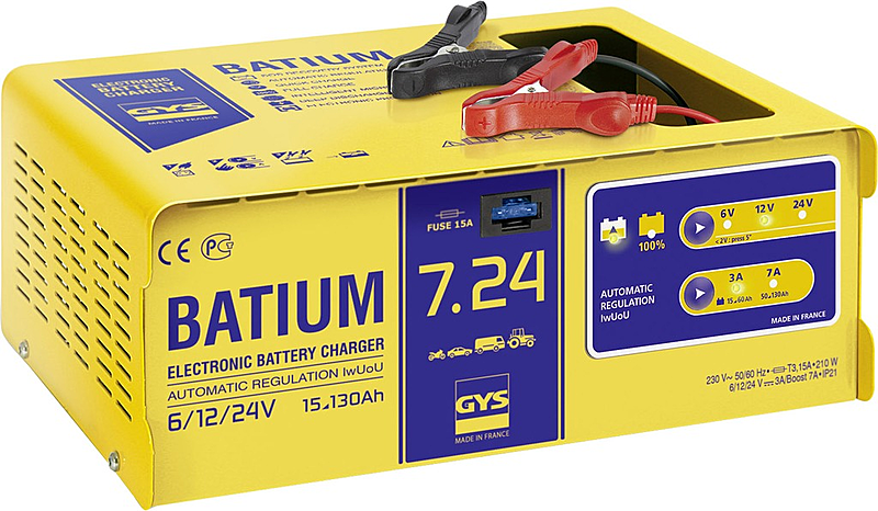B-Ware Gys Batium 7.24 024502 Automatikladegerät 6 V, 12 V, 24 V 11 A 11 A