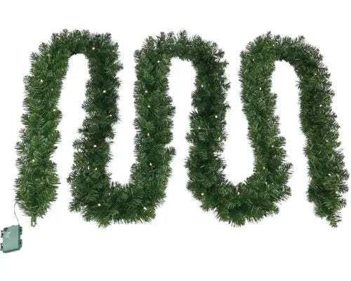 B-Ware Lafiora Girlande Weihnachtsgirlande Led Weihnachtsgirlande Grün 40 Le Ds 500 Cm