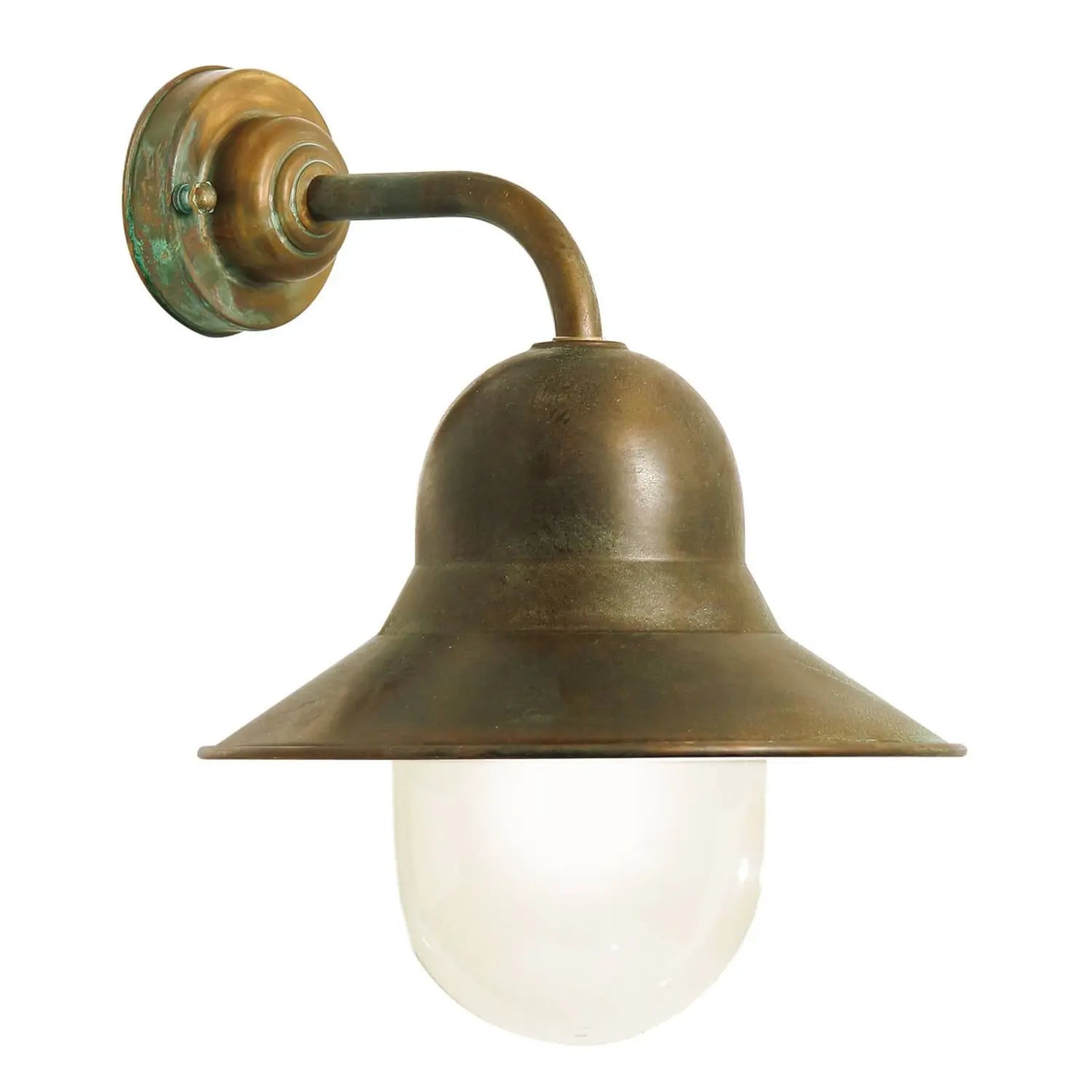 B-Ware Lampara Außenwandleuchte Wandlampe Beleuchtung Messing Außenbereich Fassade