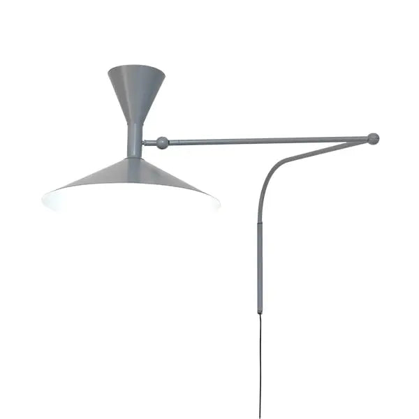 B-Ware Lampe De Marseille Wandleuchte Grau/Matt/Lx H 166x80cm/Ohne Leuchtmittel Lampe
