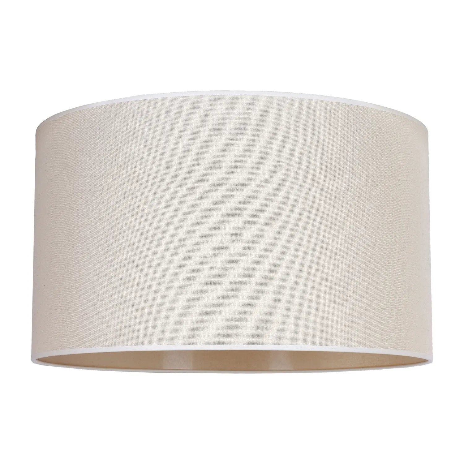 Duolla Lampenschirm Schirm Roller Baumwolle Beige ø 40 Cm Höhe 22 Cm Ersatz
