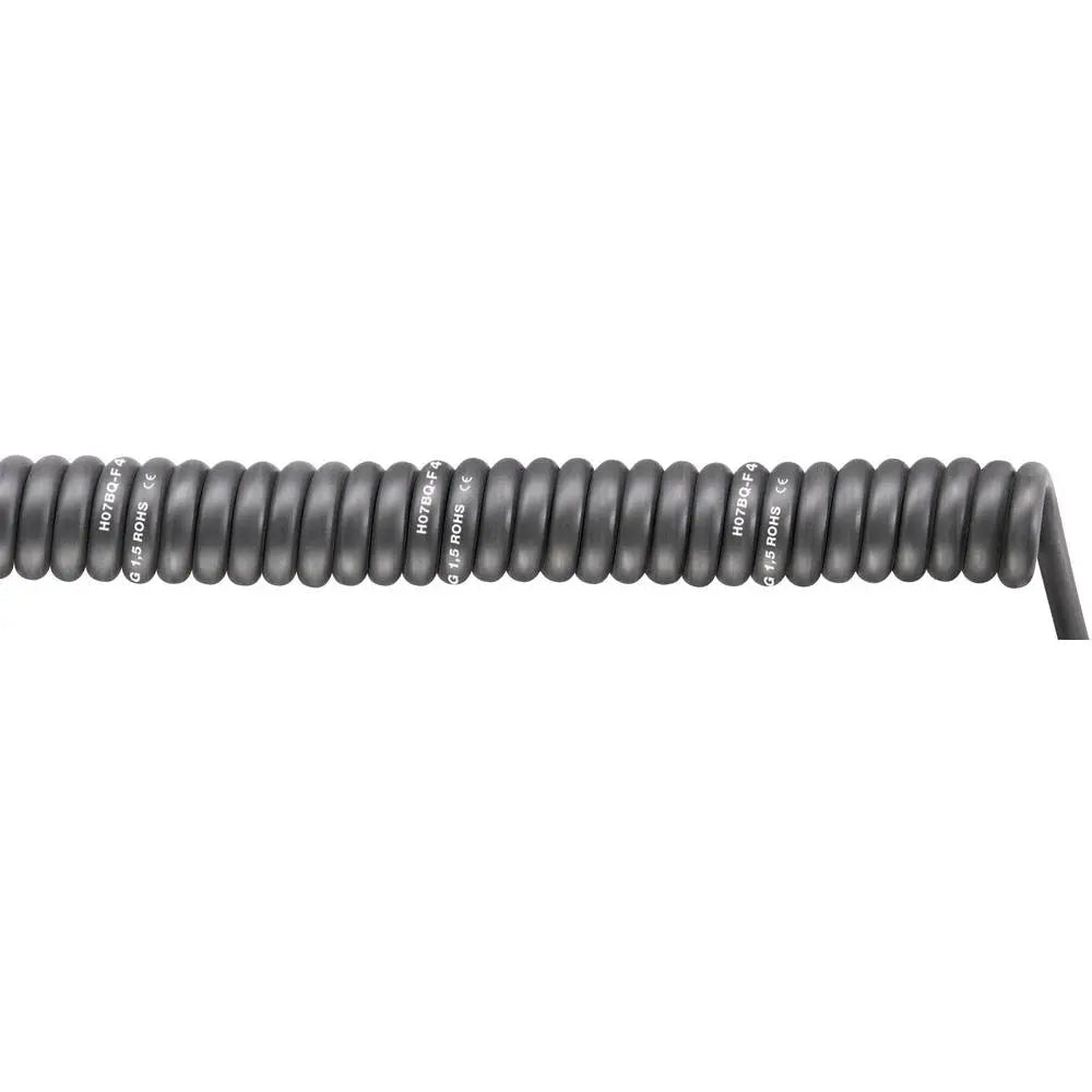 B-Ware Lapp Spiralkabel 2000mm 6000mm Spiral H07 Bq F Kabel Schwarz Polyurethan 3 G 1.5mm