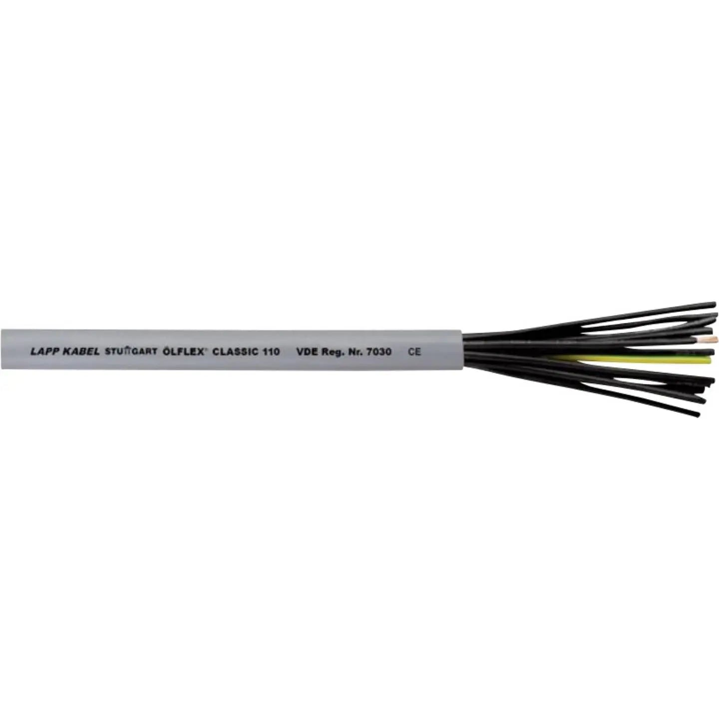 B-Ware Lapp Steuerleitung Steuerkabel ölflex Classic 110 Anschlussleitung Grau 50 M