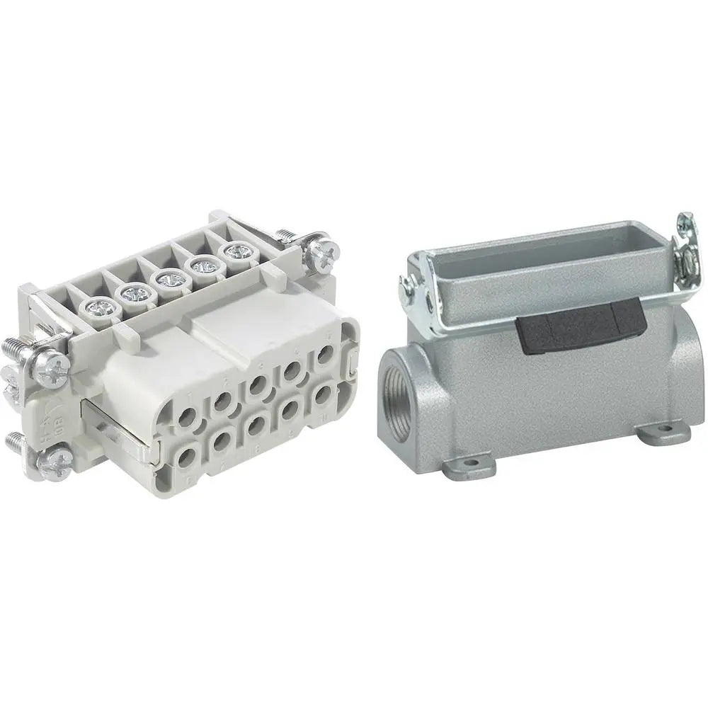 B-Ware Lapp Steckverbinder Set Anschlusskupplung Epic Kit H A 10 Grau Schrauben 1 Set