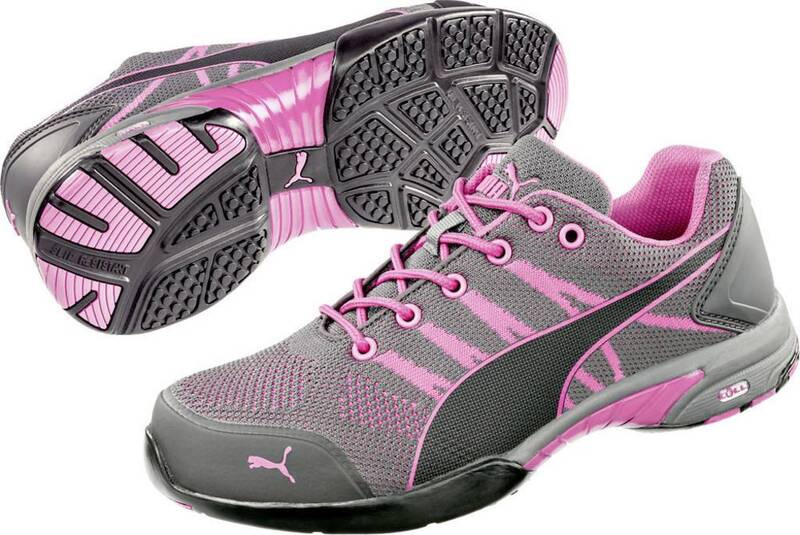 B-Ware PUMA Safety Celerity Knit Pink 642910-41 Sicherheitsschuh S1 Größe 41 Grau Pink