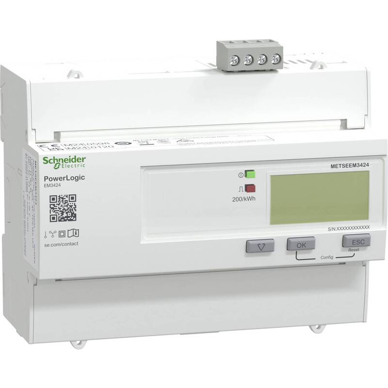 B-Ware Schneider Electric Energiezähler Stromzähler EM3424 DIN Schiene LCD Anzeige