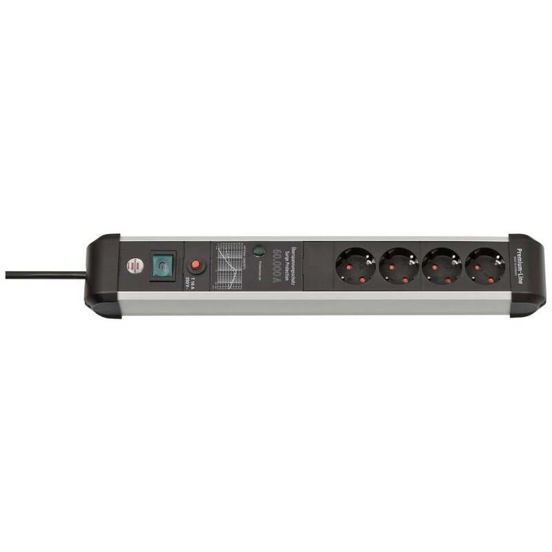 B-Ware Brennenstuhl Premium-Protect-Line Überspannungsschutz-Steckdosenleiste 4-fach 3m