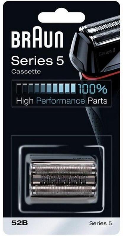 B-Ware Braun 52B Series5 Kombipack kompatibel mit Series 5 Rasierern, schwarz