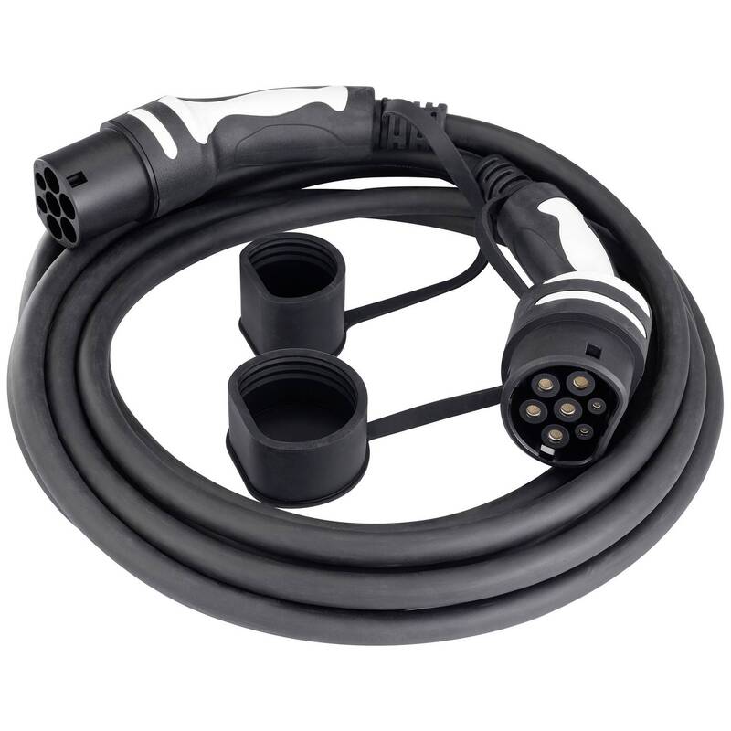 B-Ware SYGONIX EMOBOLITY LADEKABEL TYP2 Kabel Elektroauto 32A 22kW 5m Schwarz