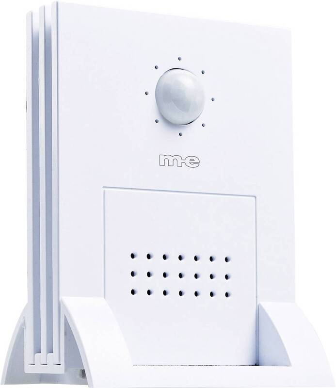 B-Ware M-e-modern-electronics DGF-300 41058 Funk Durchgangsmelder Bewegungsmelder Weiß