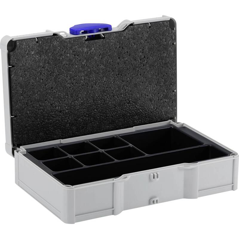 B-Ware Tanos Transportkiste Aufbewahrungsbox Systainer³ S 76 ABS Kunststoff Lichtgrau