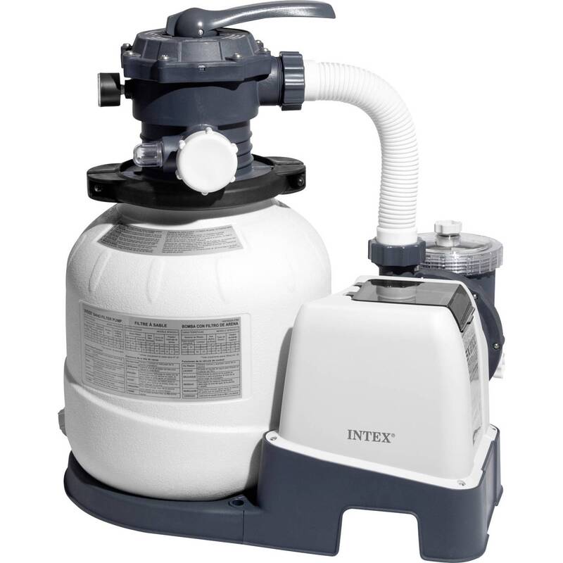 B-Ware Intex Sandfilteranlage Filterpumpe Poolpumpe Krystal Clear SX2100 Plus Timer