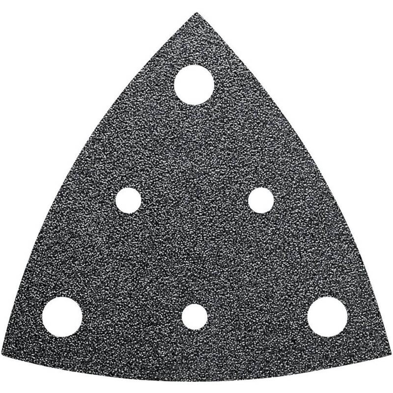 B-Ware Fein Schleifpapier Deltaschleifpapier Blatt Zirkon K80 Klett gelocht 35 Stück