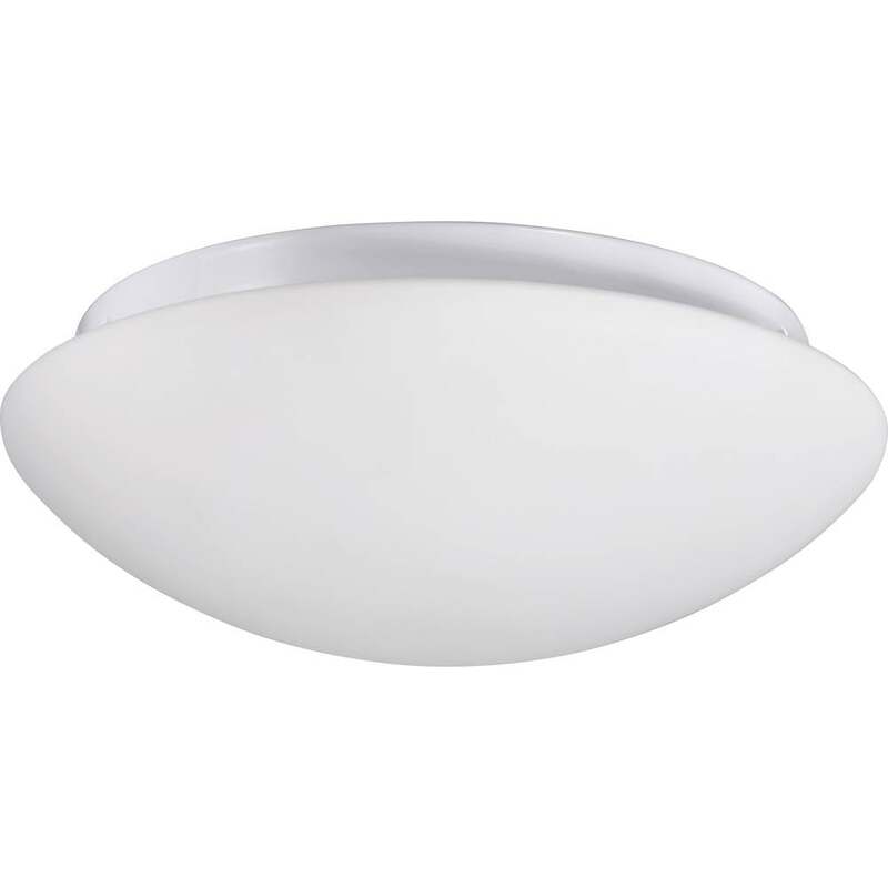 B-Ware Sygonix Deckenleuchte Lampe Bewegungsmelder Sensor LED E27 Weiß Glas Innen