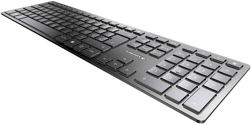 B-Ware CHERRY KW 9100 SLIM Kabellos Tastatur QWERTZ Schwarz PC-Zubehör Eingabegerät