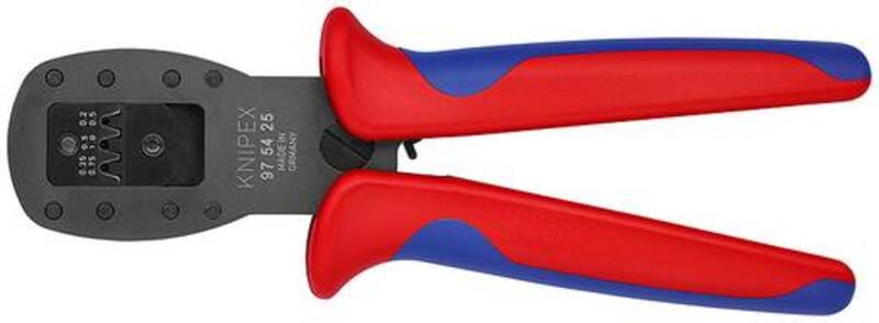 B-Ware Knipex Crimpzange Zange Micro-Fit 97 54 25 für Miniaturstecker brüniert 190 mm