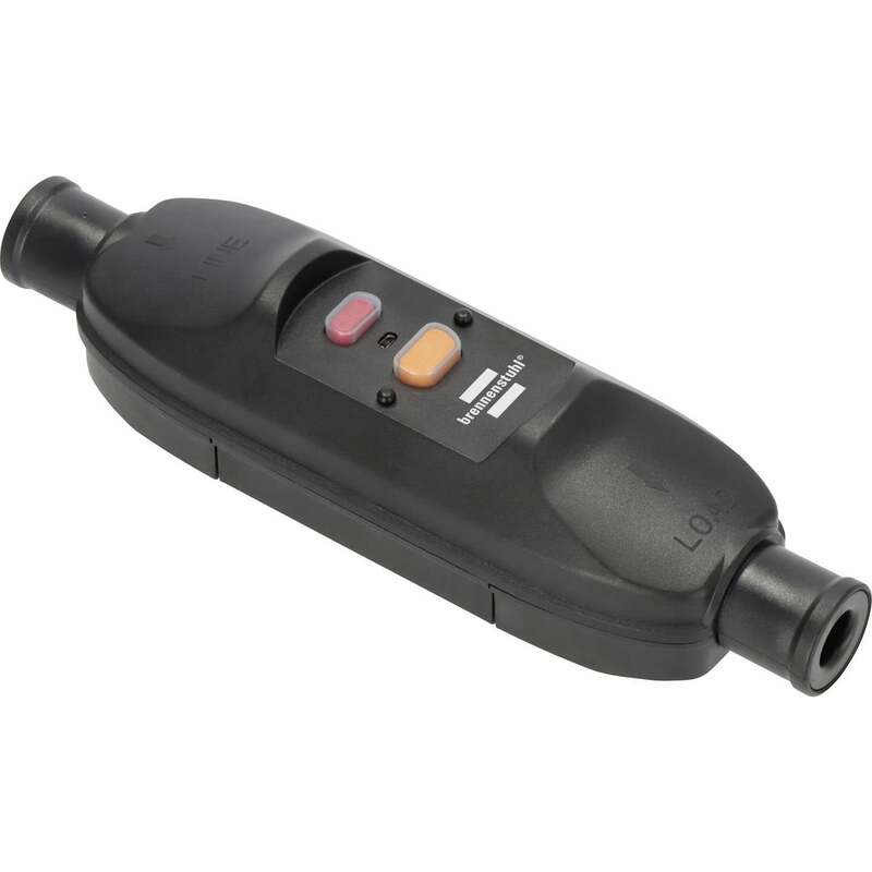 B-Ware Brennenstuhl Personenschutzschalter Schutzschalter PRCD Zwischenstecker IP66