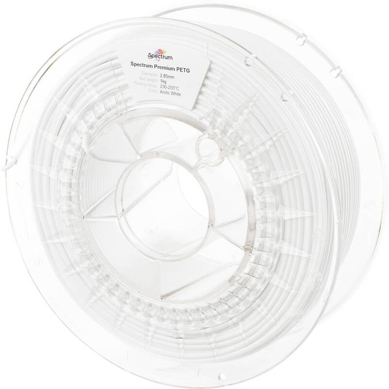 B-Ware Spectrum Filaments Filament PETG 3D Drucker Material Arctic White 2,85 mm 1 kg