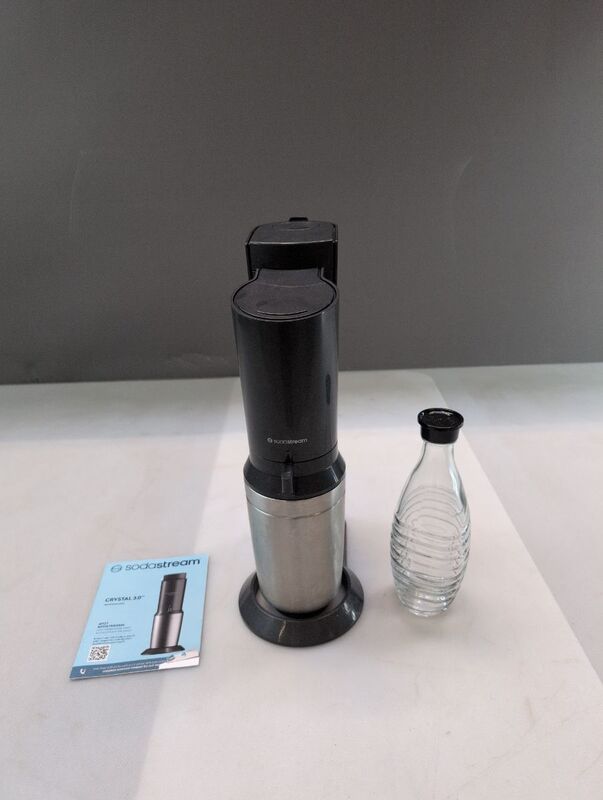 B-Ware SodaStream Trinkwassersprudler Crystal 3.0 schwarz Wassersprudler 615ml