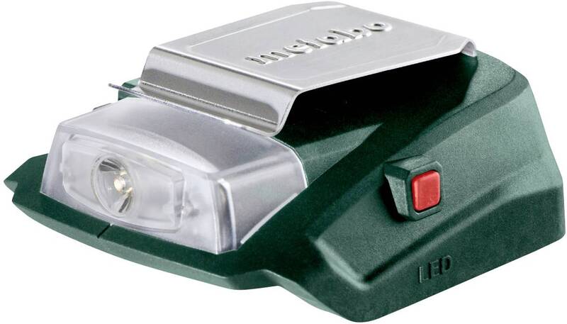 B-Ware Metabo PA 14.4-18 LED-USB Akku-Adapter mit zwei USB-Anschlüssen schwarz