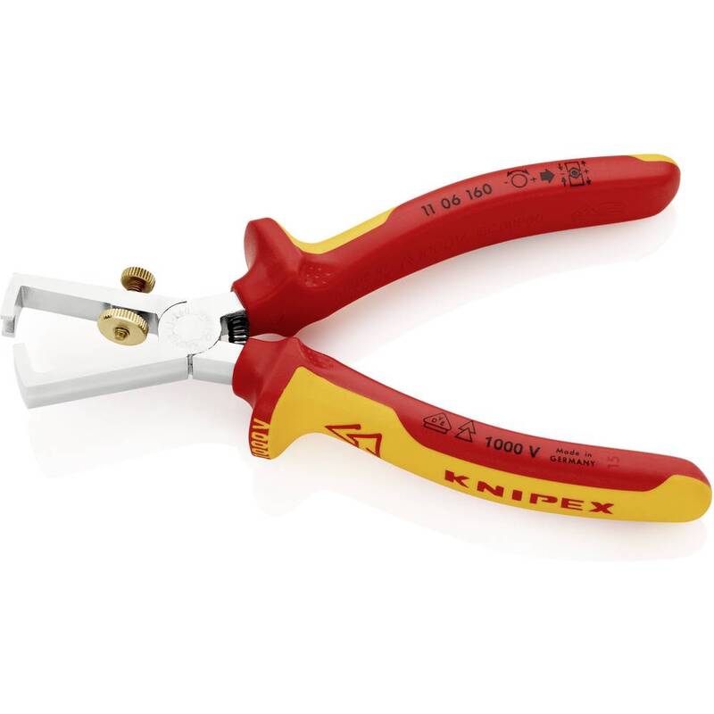B-Ware Knipex 11 06 160 Abisolierzange f. Kunststoff-Isolation Isolierzange einstellbar