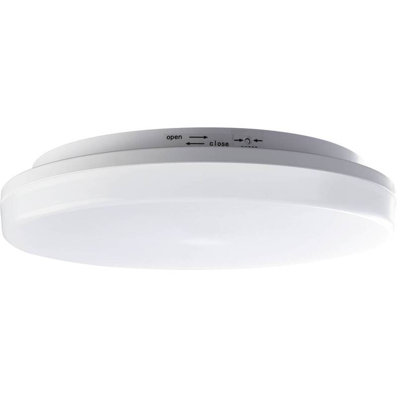 B-Ware LED-Deckenleuchte Deckenlampe Heitronic LED fest eingebaut Weiß Kunststoff Warmw
