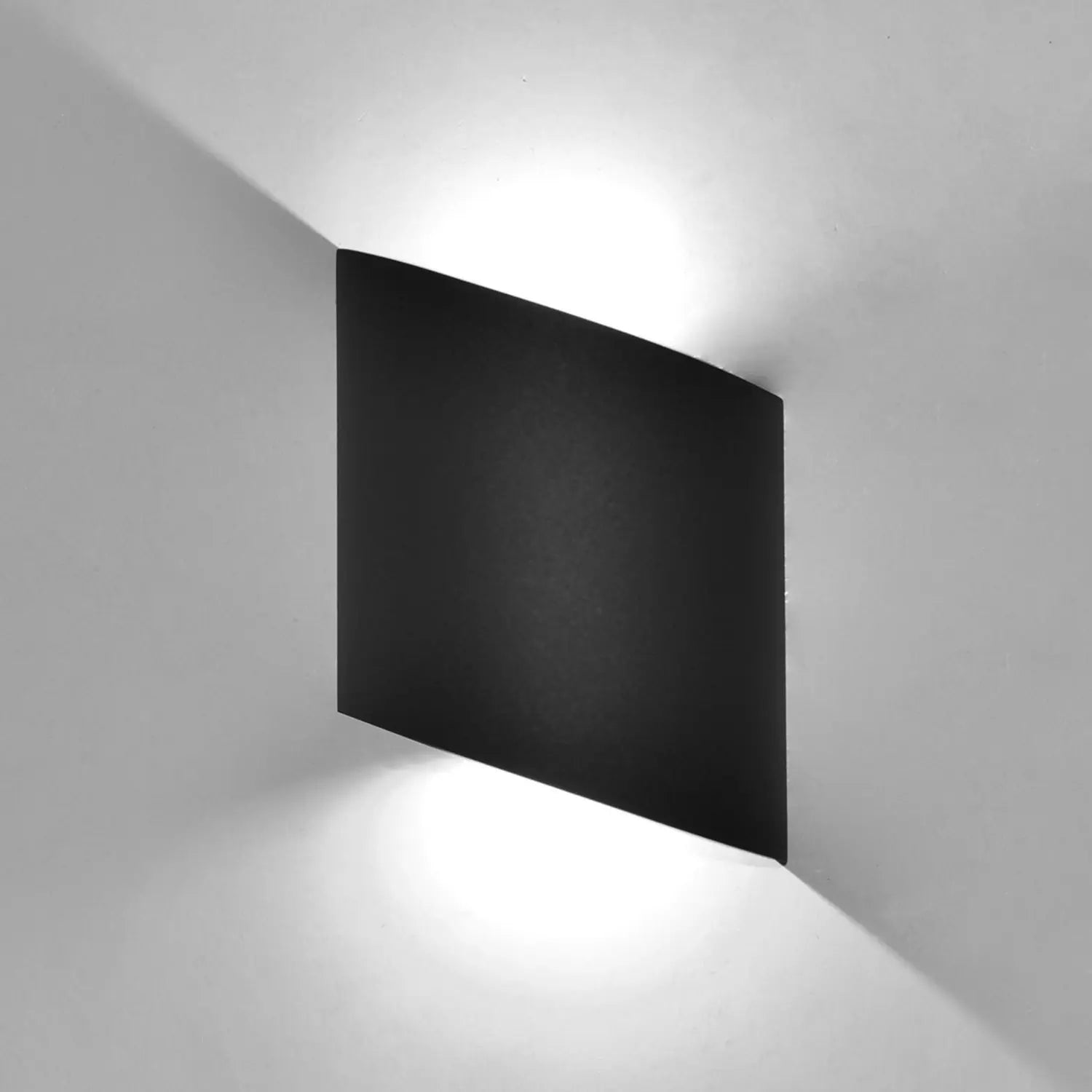 B-Ware Mantra Iluminacion Led Außenwandleuchte Wandlampe Sochi Aluminium Dunkelgrau