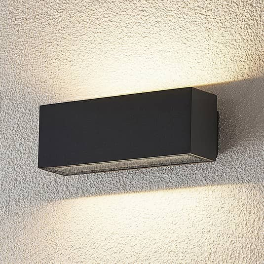B-Ware Lucande Led Außenwandleuchte Oliver Wandleuchte Lampe Leuchte Led Dunkelgrau 18