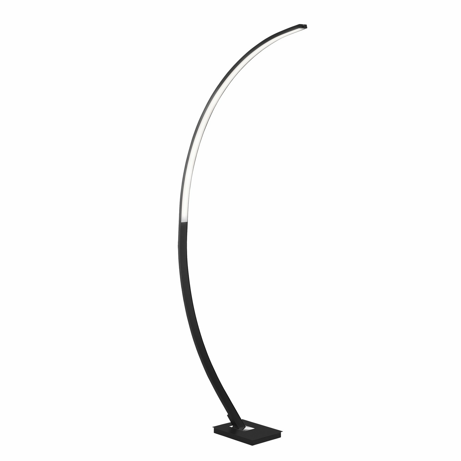 B-Ware Led Bogenlampe Stehlampe Stehleuchte Lampe Leuchte 1361 015 Mit Dimmer, Schwarz