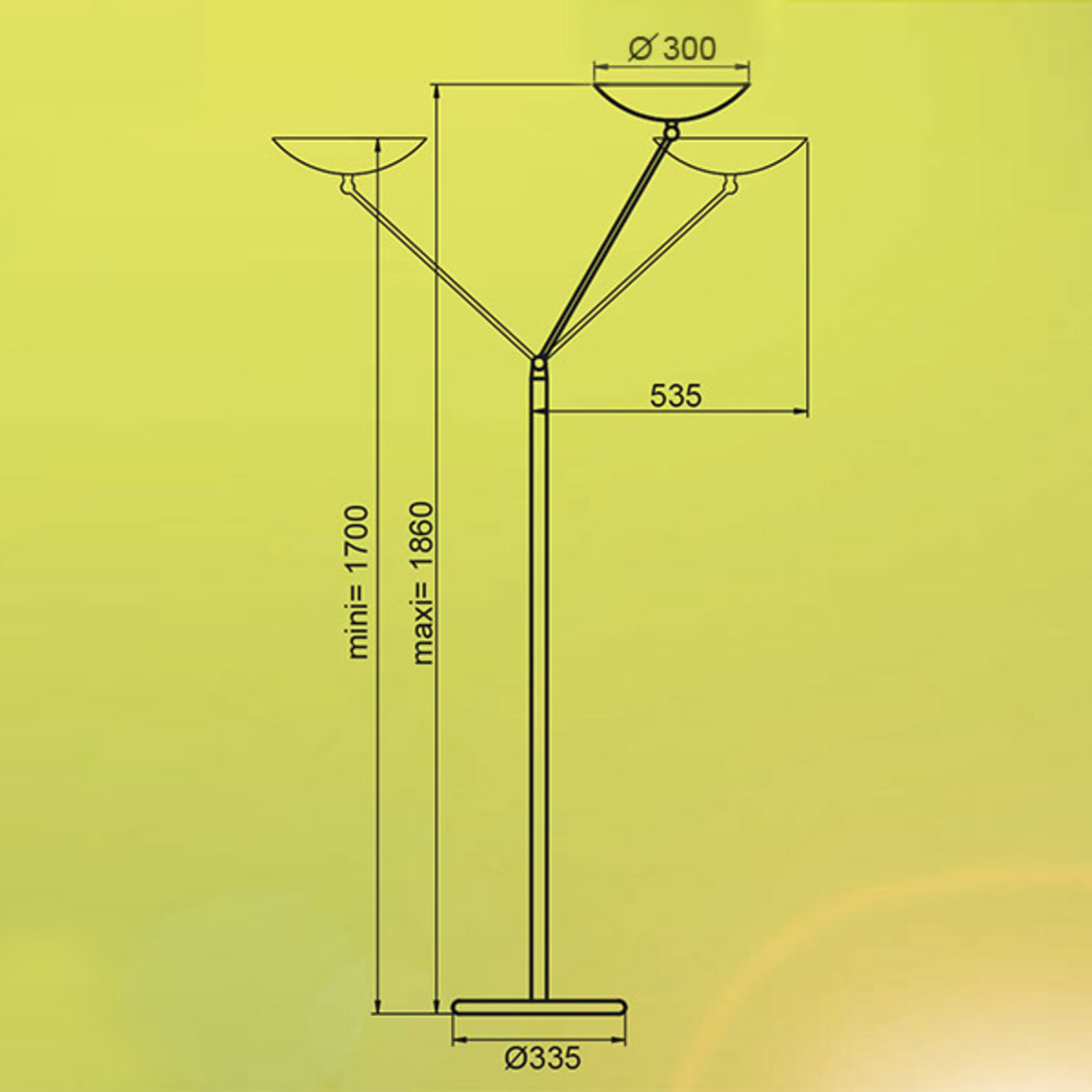 B-Ware Aluminor Flexible Led Stehleuchte Stehlampe Lampe Leuchte Chloé Siehe Text/Foto