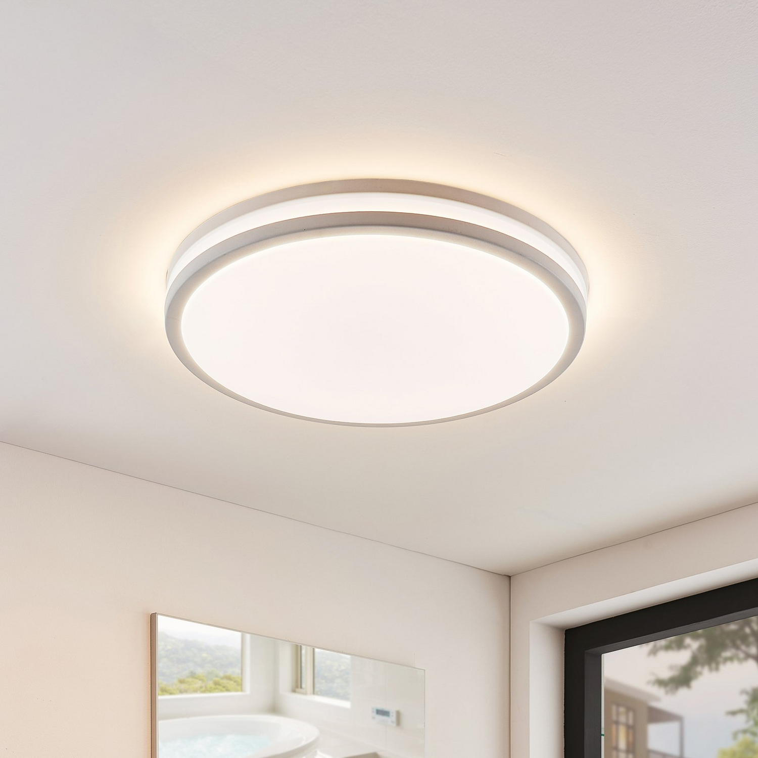 B-Ware Lindby Led Deckenlampe Arnim Deckenleuchte Lampe Leuchte Weiß Siehe Text/Foto