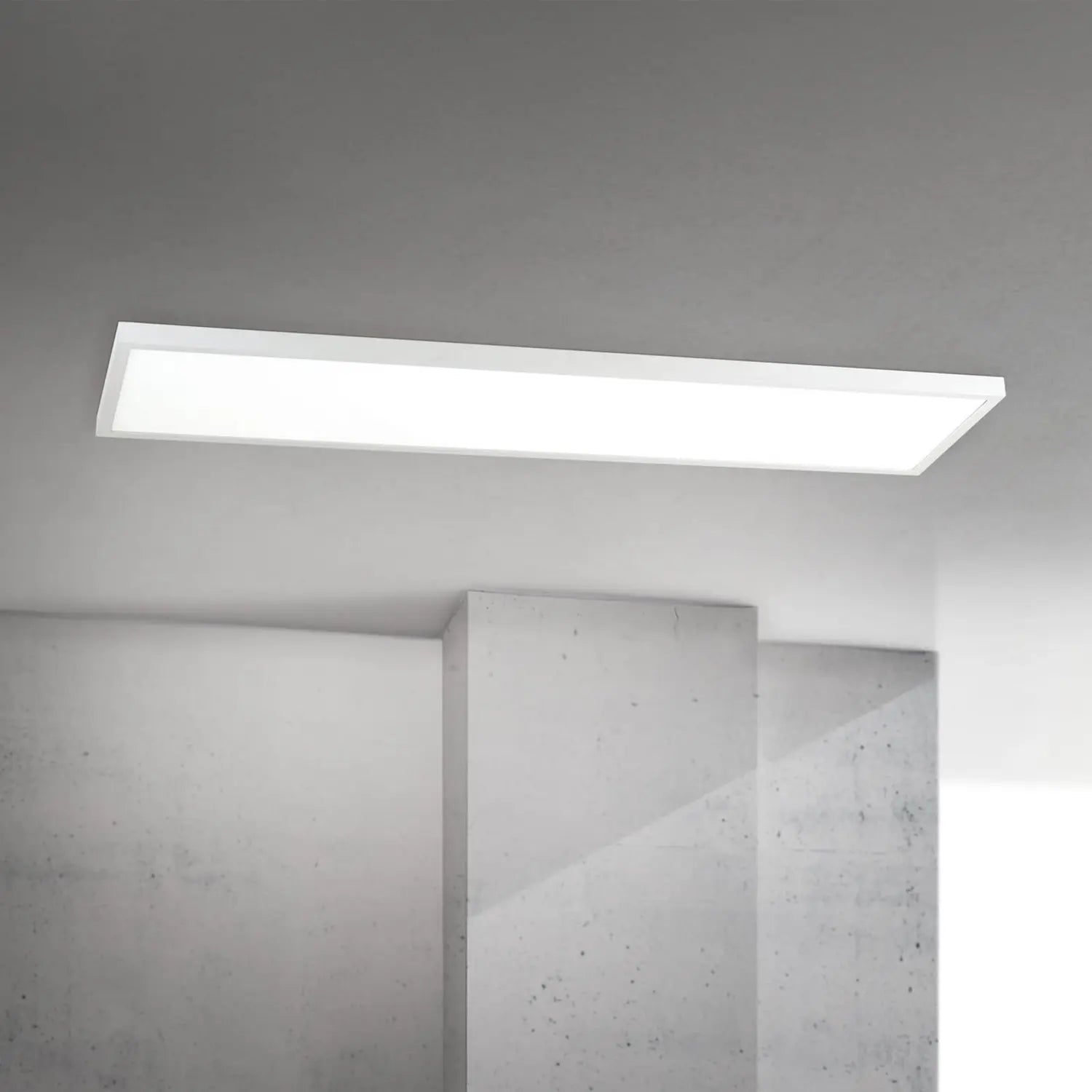 B-Ware Disc Deckenleuchte Deckenlampe Led Weiß Lichtfarbe Aluminium Kunststoff 115 Cm