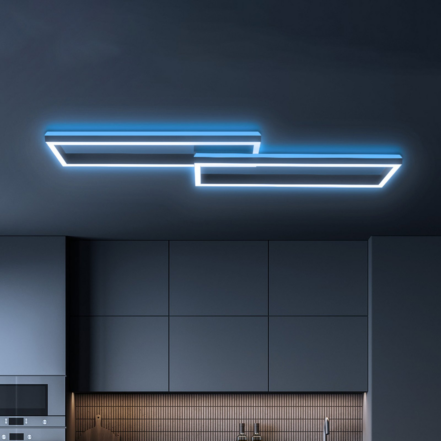B-Ware Briloner Led Deckenlampe Frame Deckenleuchte Lampe 2 Flg Rgbw Siehe Text/Foto558