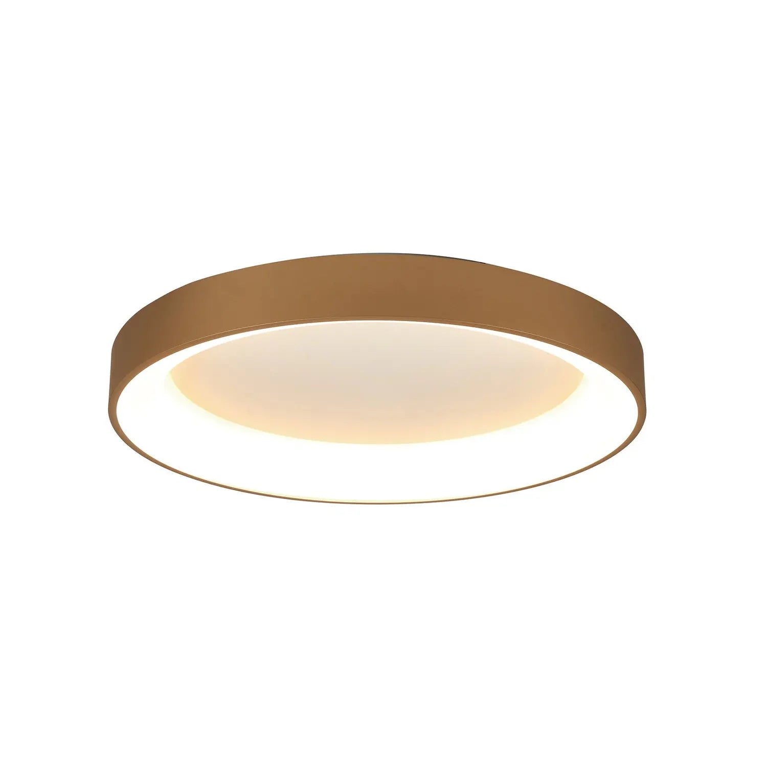 B-Ware Mantra Iluminación Led Deckenlampe Niseko Ii Cct Fernbedienung ø65cm Goldfarben