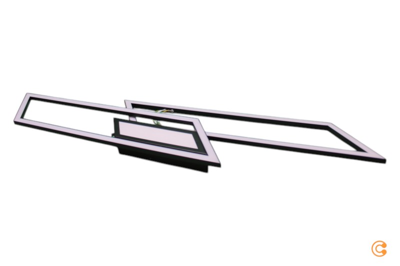 B-Ware Just Light Led Deckenleuchte Asmin Cct Schwarz 100 X 17,9 Cm Deckenlampe La759