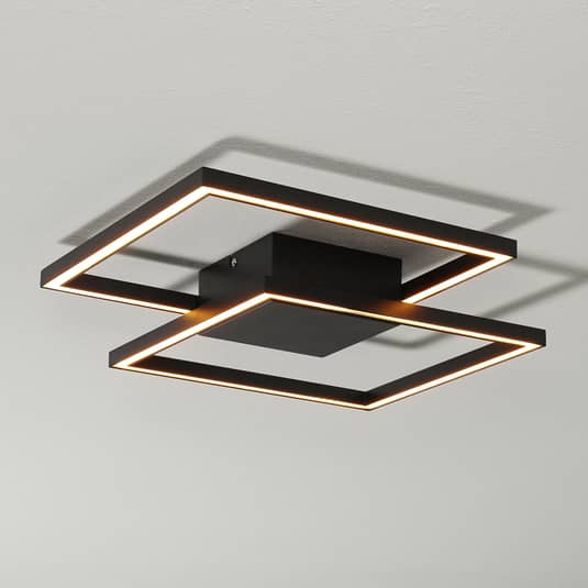 B-Ware Freelight Led Deckenlampe Falcon Schwarz Deckenlampe Deko Deckenlicht Led
