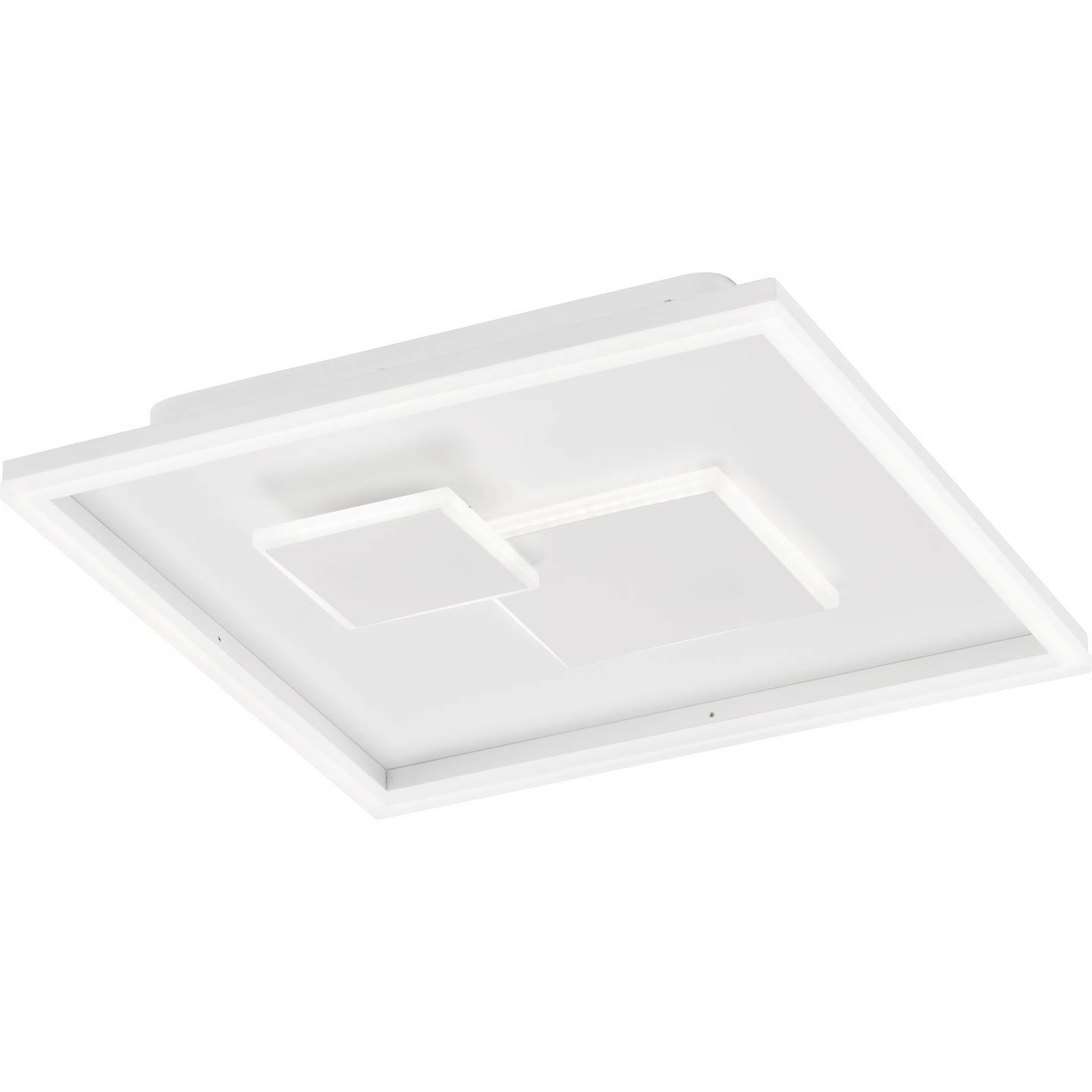 B-Ware Wofi Nadra Deckenlampe Deckenlampe Lampe Leuchte Decke Dimmbar Weiß 27 W Eckig