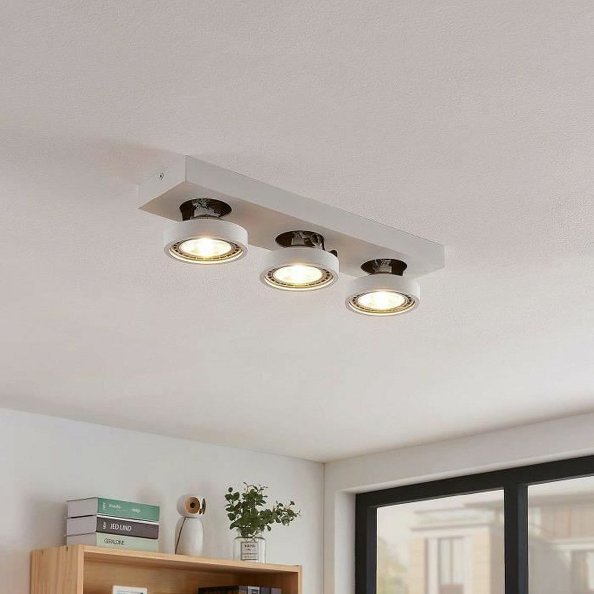 B-Ware Arcchio Led Deckenlampe Deckenlampe Hänge Lampe Leuchte Negan Weiß Dreiflammig