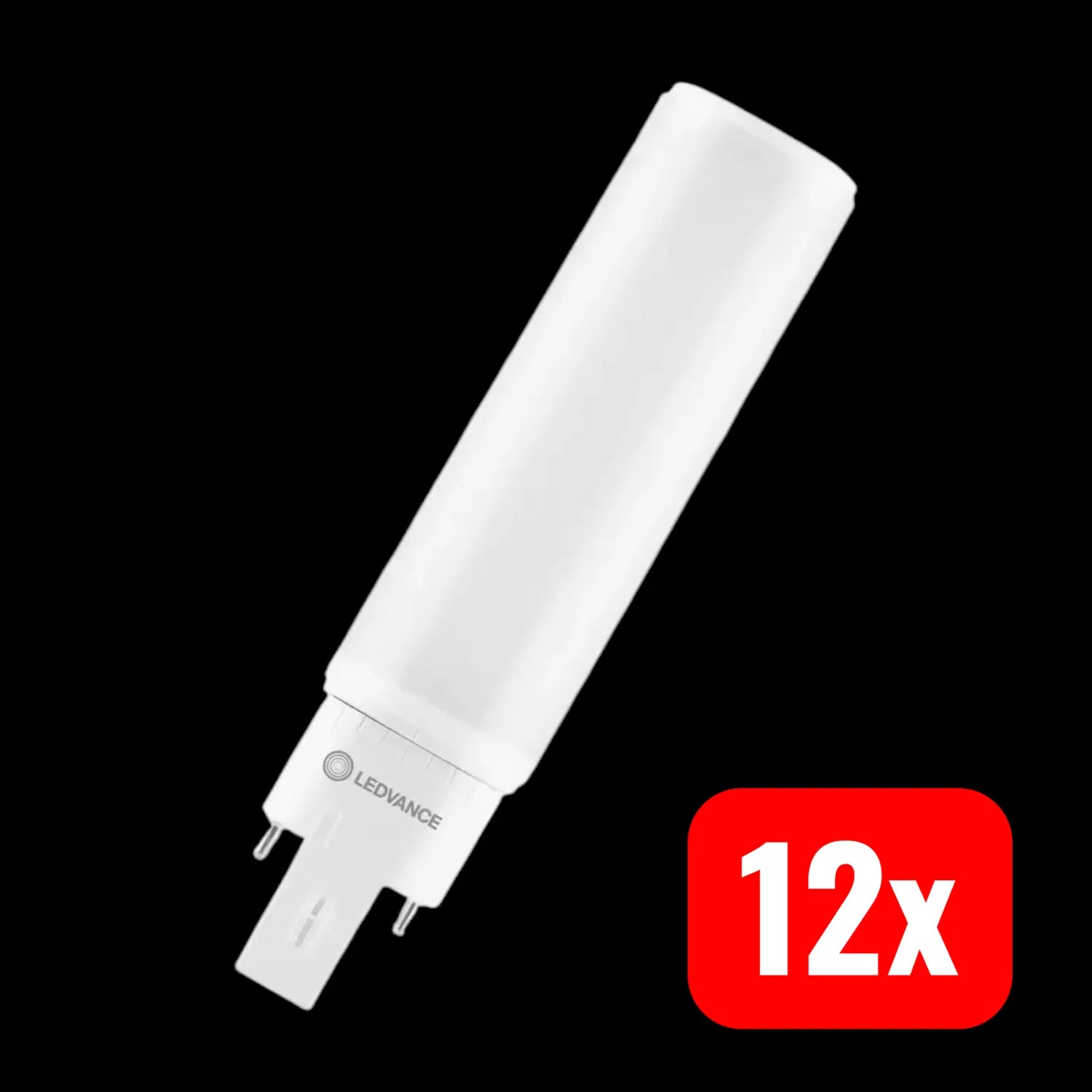 B-Ware Ledvance Led Lampe Leuchtmittel Stabform Stab G24q Kaltweiß 7 W Weiß 12 Stück