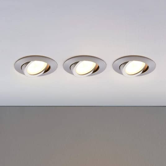 B-Ware Lindby Led Einbaustrahler Deckenlampe Deckenlampe Lampe Andrej Rund 3er Set