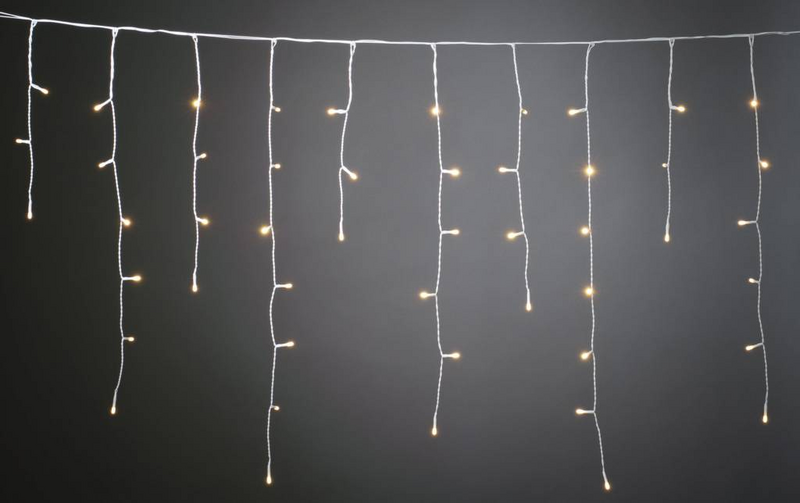 B-Ware Konstsmide Lichtervorhang Außen 80 Led Warmweiß 300 Cm X 87.5 Cm 3 Stück