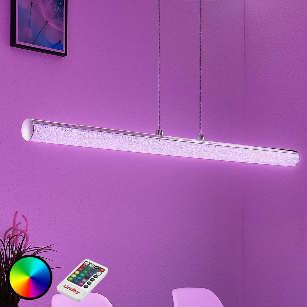 B-Ware Lampenwelt Led Hängeleuchte Fria Hängelampe Deckenlampe Lampe Rgb Fernbedienung