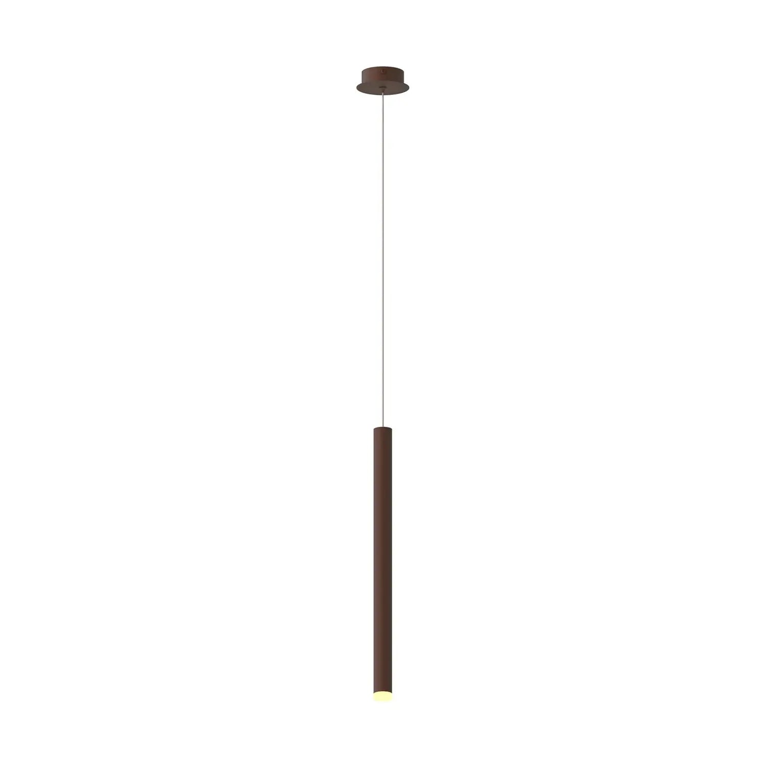 B-Ware Mantra Led Hängeleuchte Cala Pendelleuchte Hauptlicht Aluminium Corten Rostbraun
